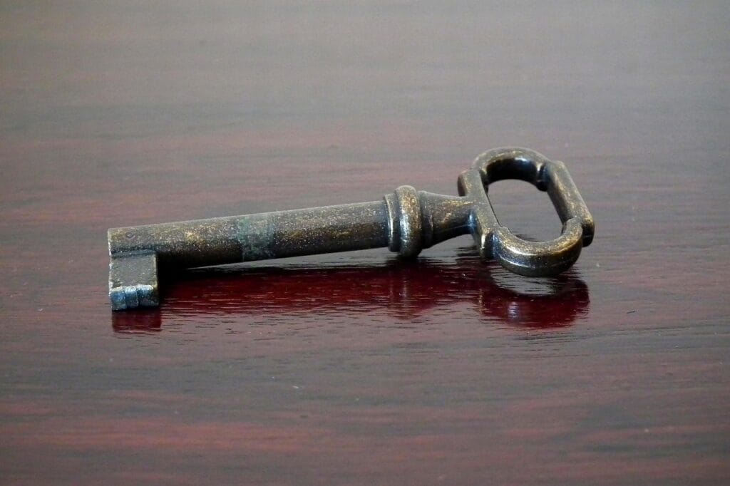 key, old, antique, metal, retro, the door, safeguard, castle, outdated